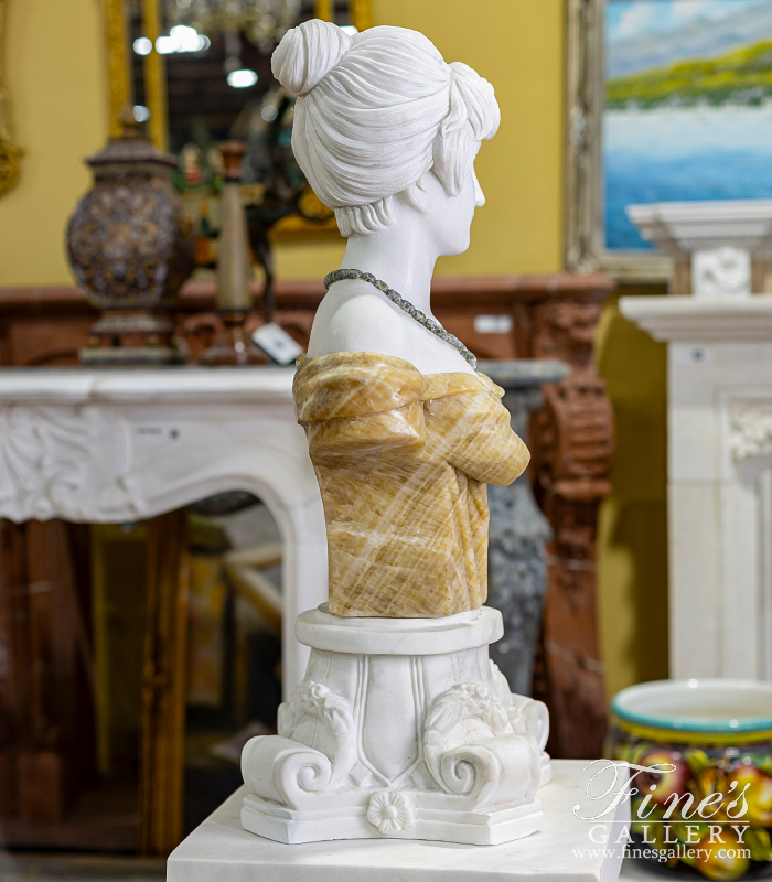 Search Result For Marble Statues  - Georgian Lady In Marble - MBT-439